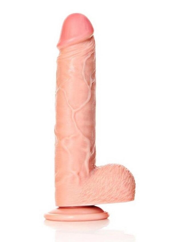 SOA REAL ROCK 9" W/BALLS STRAIGHT FLESH - Image 2