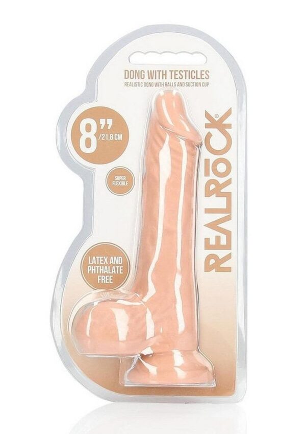 SOA REAL ROCK 8" W/BALLS FLESH
