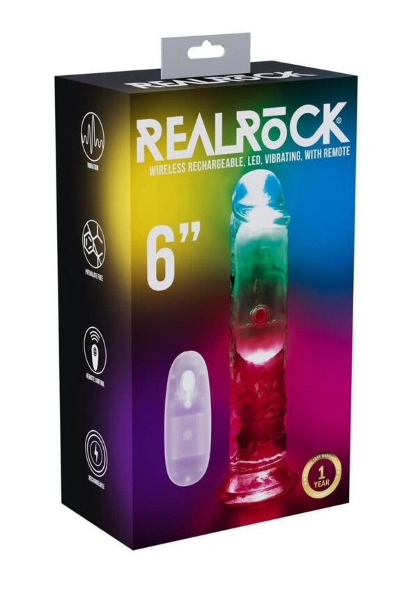 SOA REAL ROCK RECHARGEABLE LED W/REMOTE 6"