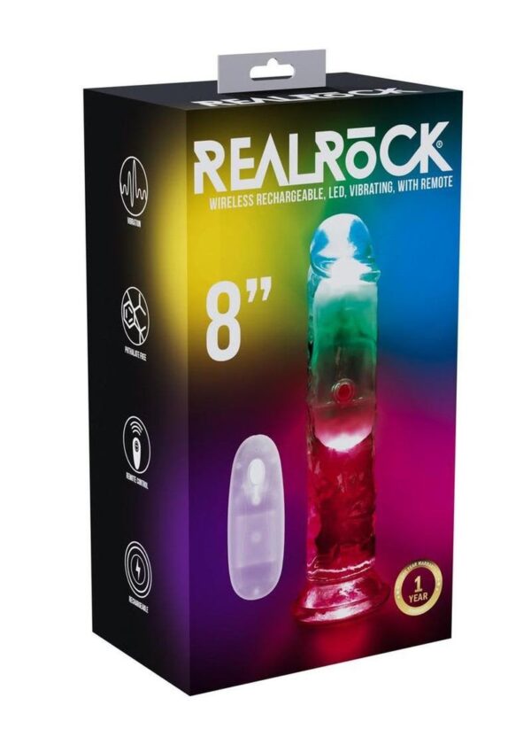 SOA REAL ROCK RECHARGEABLE LEDW/REMOTE 8"