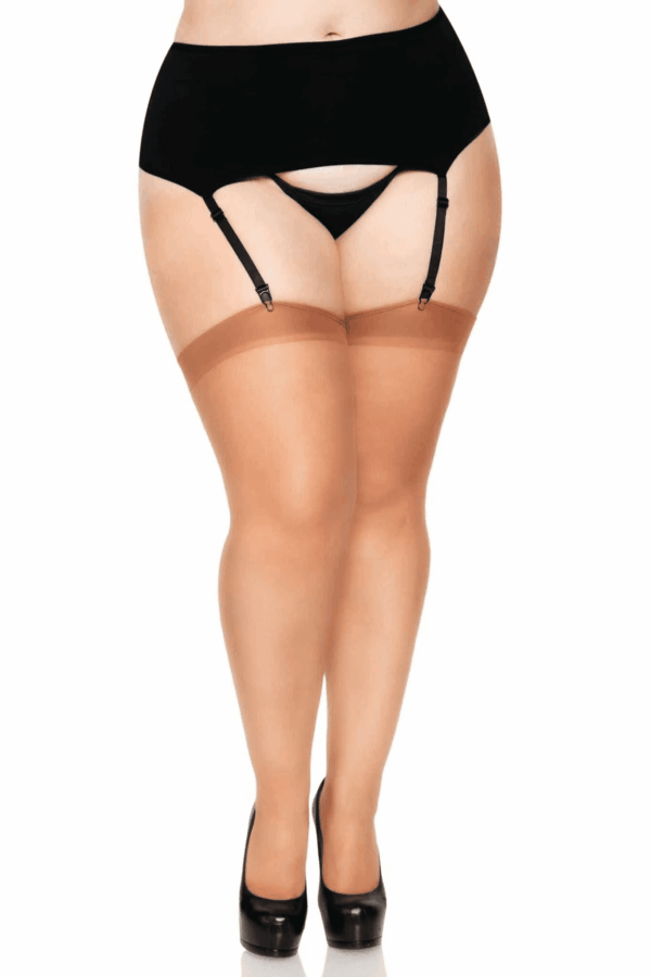LA 1000Q SHEER BACKSEAM STOCKIGN TAN