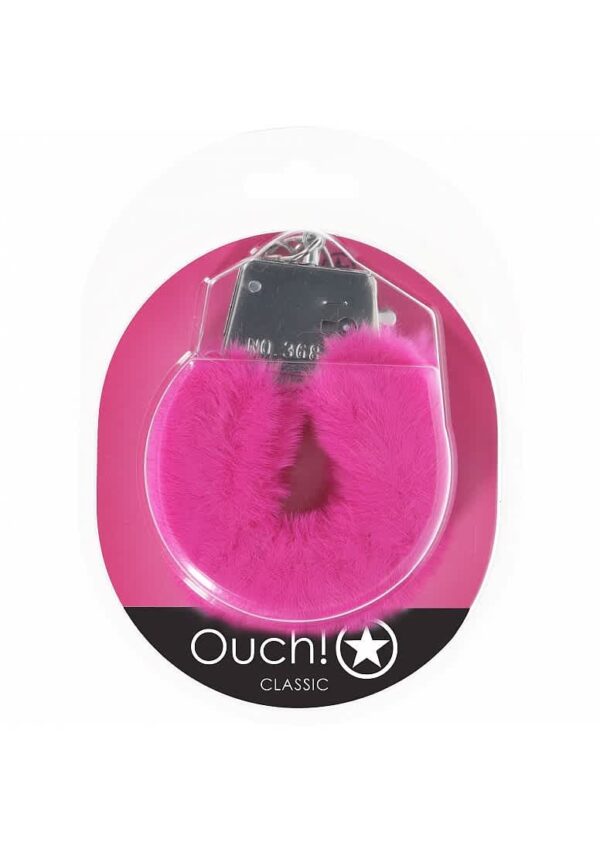SOA OUCH! CLASSIC FURRY HANDCUFFS PINK