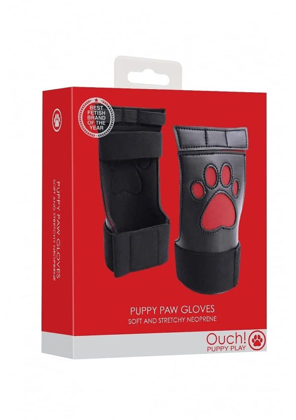 SOA OUCH! PUPPY PAW GLOVES RED