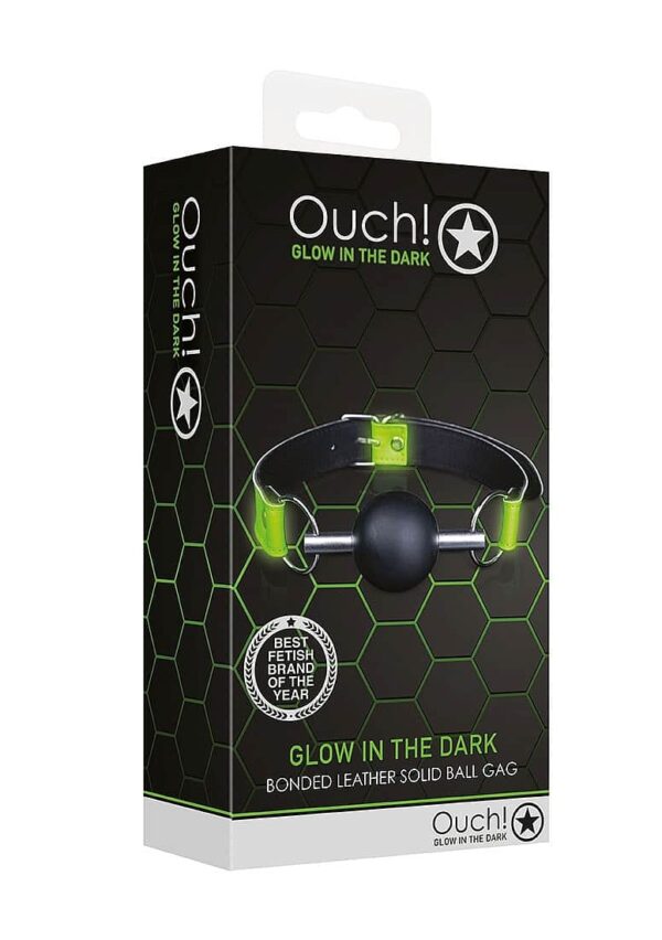 SOA OUCH! GLOW IN THE DARK SOLID BALL GAG