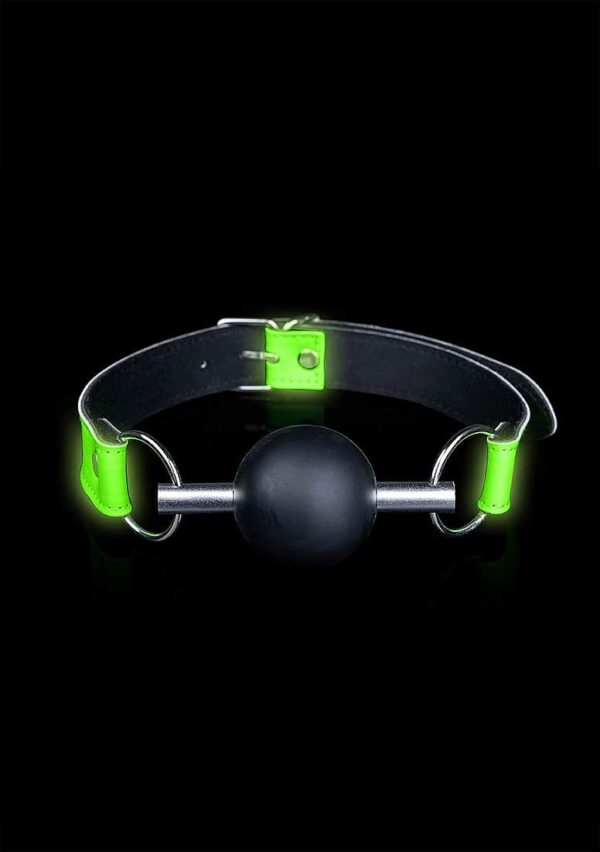 SOA OUCH! GLOW IN THE DARK SOLID BALL GAG - Image 2