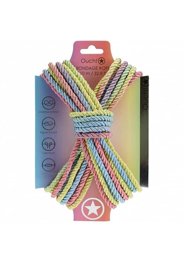 SOA OUCH! BONDAGE ROPE 32.8FT MULTICOLOR LIGHT