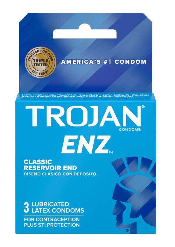 CONDOMS TROJAN ENZ 3PK