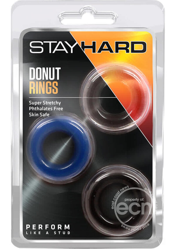 BL STAY HARD DONUT RINGS 3PK
