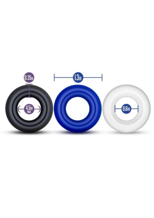 BL STAY HARD DONUT RINGS 3PK - Image 3