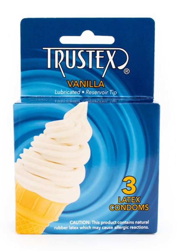 CONDOMS TRUSTEX 3PK VANILLA