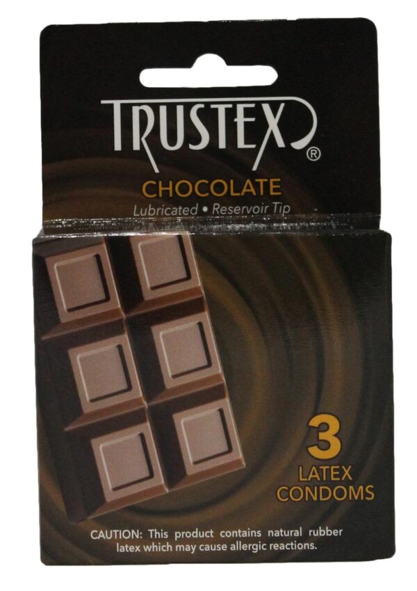 CONDOMS TRUSTEX 3PK CHOCOLATE