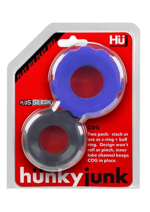 OXBALLS COG 2-SIZE C-RING COB/BLK