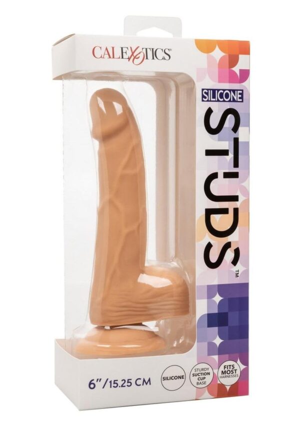 CAL EX SILICONE STUDS 6" IVORY