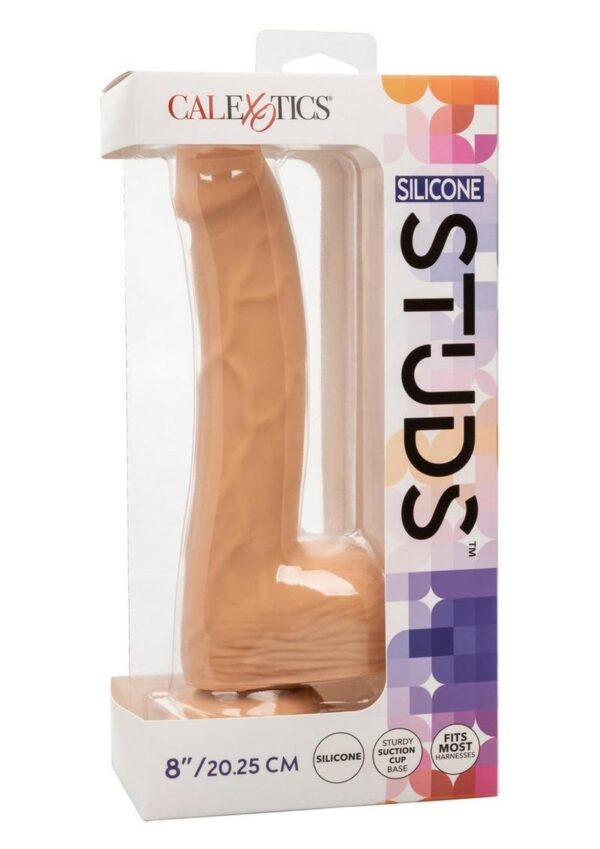 CAL EX SILICONE STUDS 8" IVORY