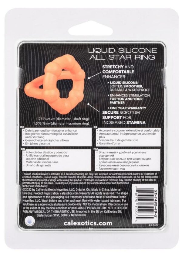 CAL EX LIQUID SIL ALL STAR ORANGE - Image 2