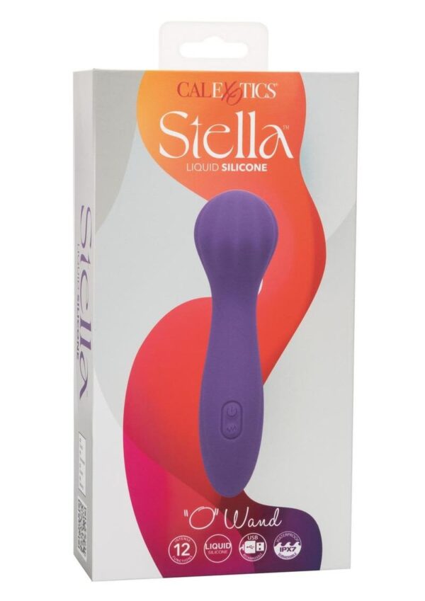 CAL EX STELLA LIQUID SILICONE "O" WAND PURPLE