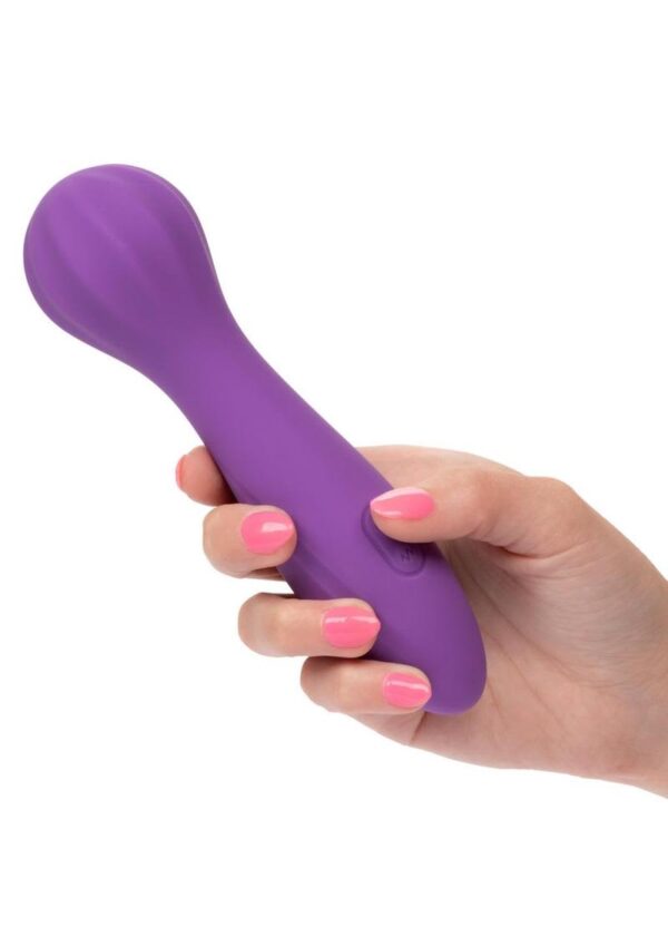 CAL EX STELLA LIQUID SILICONE "O" WAND PURPLE - Image 3