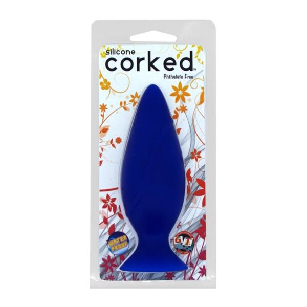 GT CORKED SILICONE PLUG BLUE M