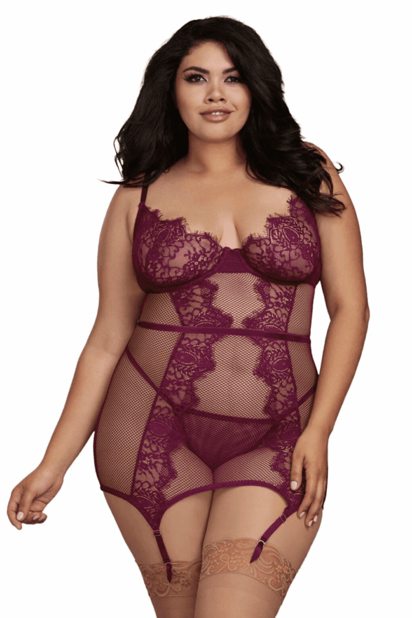 DG 11870X LACE CHEIMSE MULBERRY 3X