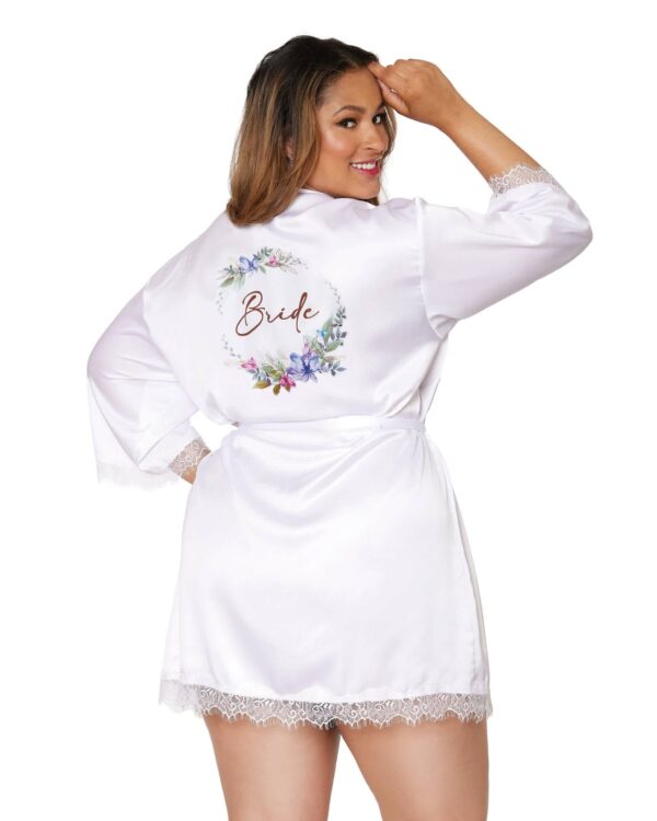 DG 12909X BRIDE ROBE WHT 2X