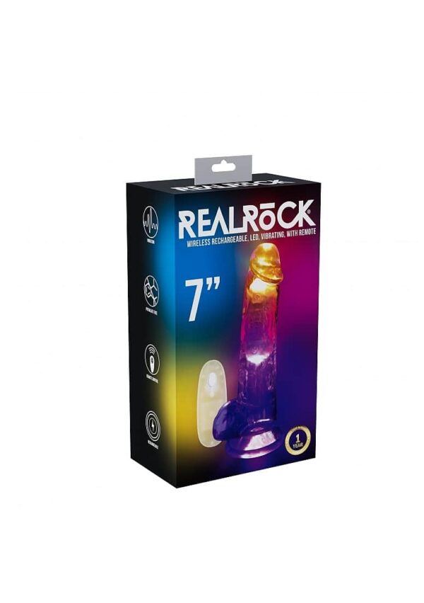 SOA REAL ROCK RECHARGEABLE LED W/REMOTE 7" W/BALLS