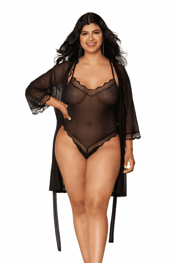 DG 12652X 2PC TEDDY & ROBE AZALEA 1X