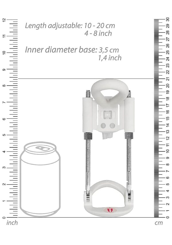 SOA PUMPED PENIS EXTENDER WHITE - Image 4