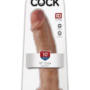 PD KING COCK 10" COCK TAN
