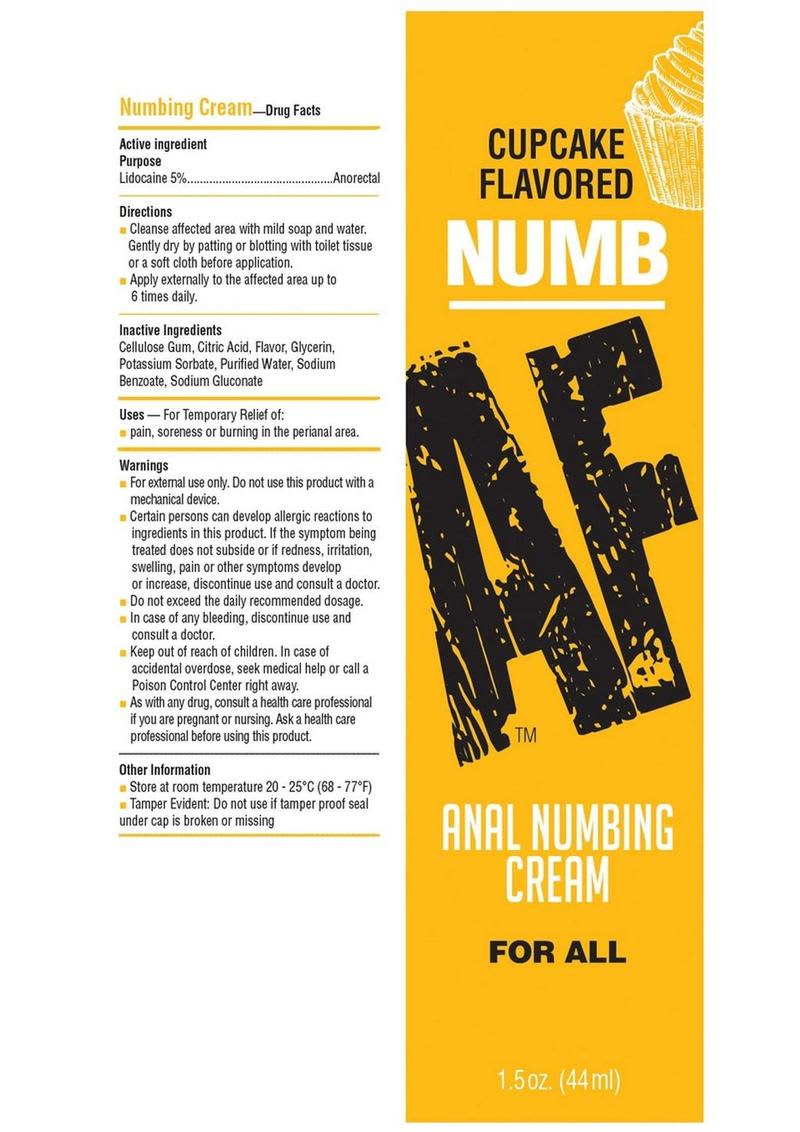 AF CUPCAKE ANAL NUMBING CREAM - Image 2