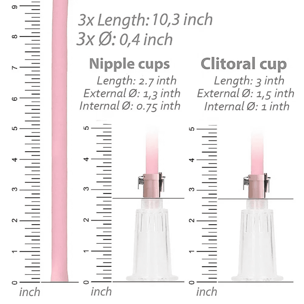 SOA Pumped Automatic Rechargeable Clitoral & Nipple Pump Set - Image 3