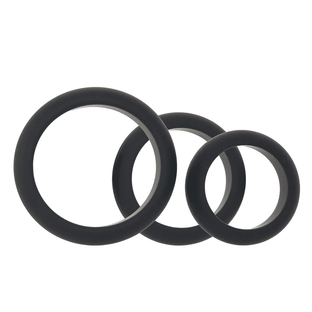 LEVELZ 3 Piece Wide O Cock Ring Set - Image 3